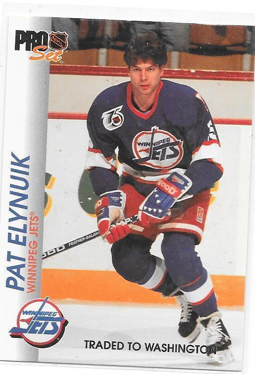1992-93 ProSet #214 Pat Elynuik Winnipeg Jets