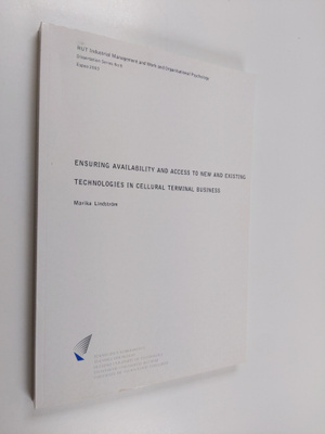 Marika Lindström : Ensuring availability and access to ne...