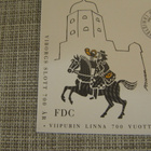 FDC kirje  Viipurin Linna 700 vuotta Helsinki 6.5.1993. - pikkukuva 3