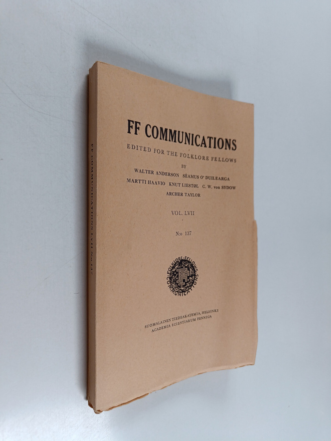 Gustav Ränk : FF Communications Vol. LVII, N:o 137 : Die ...