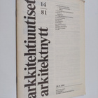 Arkkitehtiuutiset 14/1981 - pikkukuva 1