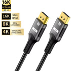 DP 2.1-kaapeli / 16K/ 80Gbps/ 8K@120Hz/ 4K@240Hz/ 2m #31958 - pikkukuva 3