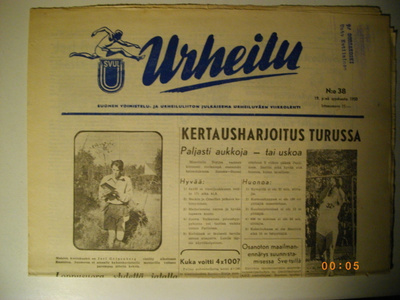 Urheilu lehti Nro 38/1950 (5.11)