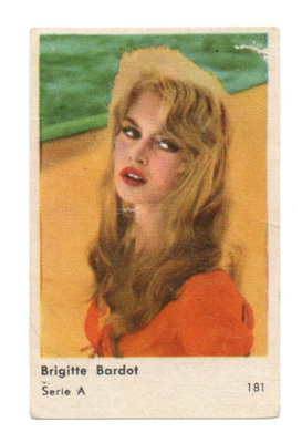 Purkkakuva Hellas Seria A n:o 181 BRIGITTE BARDOT