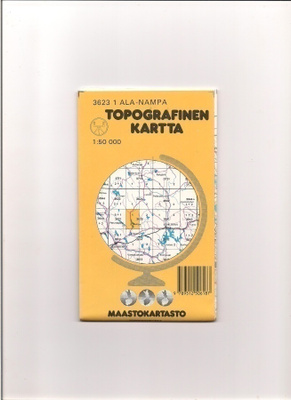 Topografinen kartta 1:50 000 Ala-Nampa