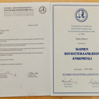 Luovari+ Saatekirje Sotaveteraaniliitto Ansiomitali Kenraali - pikkukuva 1