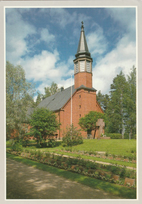 KIRKKOKORTTI - YLÄMAAN KIRKKO - 1