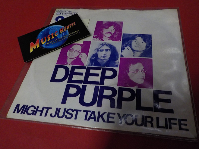 DEEP PURPLE - MIGHT JUST TAKE YOUR LIFE M-/EX+ 7'' SINGLE