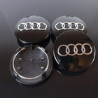 Audi vannekeskiöt – Kromi-Musta – 67mm (4kpl sar - pikkukuva 3