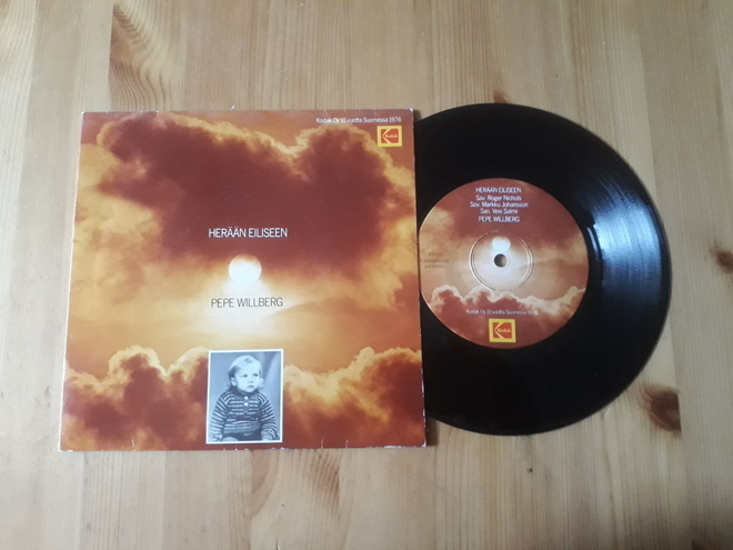 Pepe Willberg / Maarit – Herään Eiliseen 7" ps 1976 Kodak