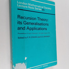 S. S. Wainer : Recursion theory: its generalisations and ... - pikkukuva 1