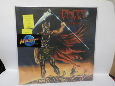 CANCER - DEATH SHALL RISE EX+/EX+ SAKSA 2014 LP