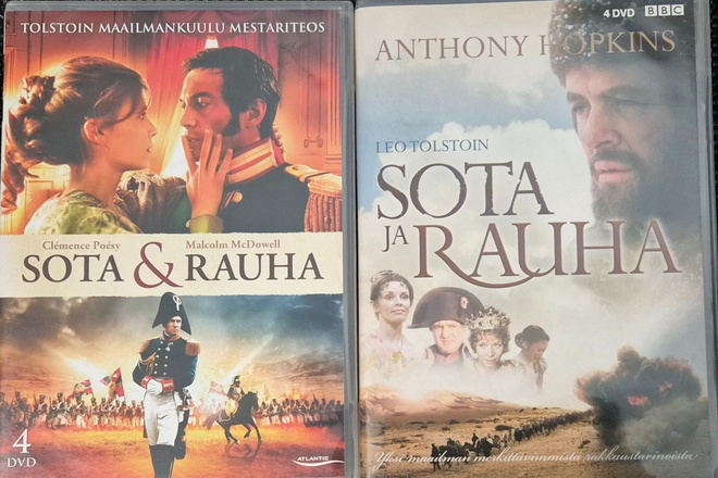 Sota ja rauha (1972)+Sota ja rauha (2007) -DVD