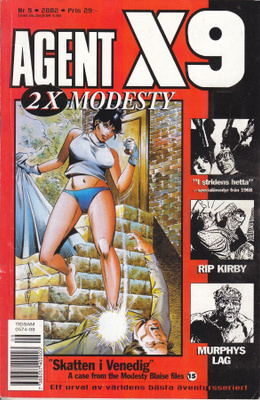 Agent X9 Nr.9/2002 Blaise MurphysLag Rip Kirby