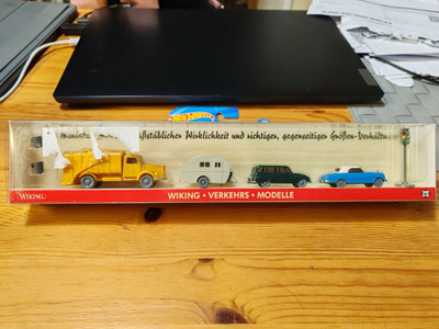 Wiking 1/87 munavaunu setti