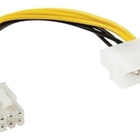 Bandridge Virtasovitinkaapeli Molex Uros-PCI Expresss, 0.15m - pikkukuva 2