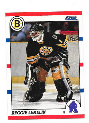 1990-91 Score #159 Reggie Lemelin Boston Bruins MV
