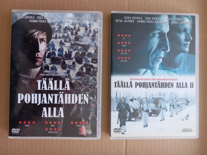 Täällä pohjantähden alla 1-2 Suomi dvd:t