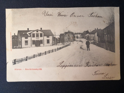 VANHA Postikortti Alavus ennen-1905