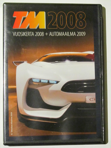 TM 2008 • Vuosikerta 2008 + Automaailma 2009 DVD