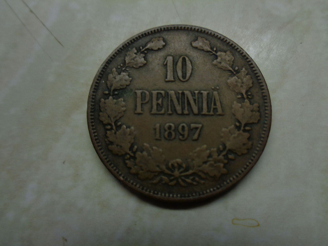 Suomi 10 penniä 1897
