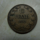 Suomi 10 penniä 1897 - pikkukuva 1