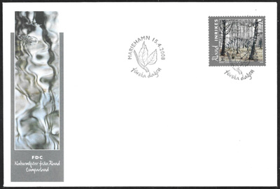 FDC Åland 2008  Ahvenanmaalaisia maisemia  LaPe ÅL 290