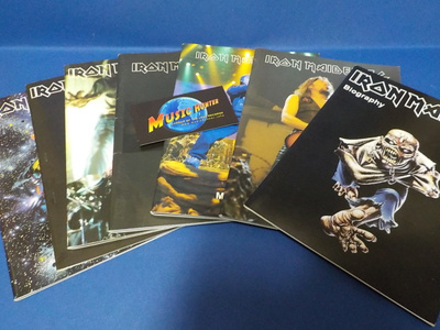 7x IRON MAIDEN FC FANCLUB LEHTIÄ SETTI (W)