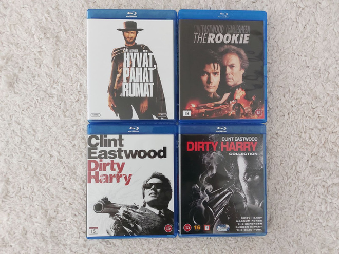 Clint Eastwood Paketti Blu Ray