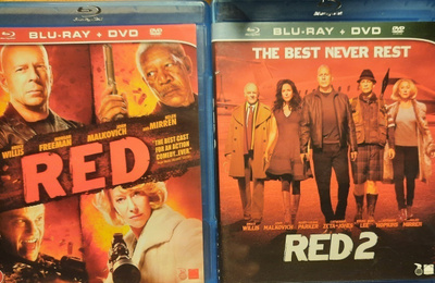Red 1 (2010) & ja Red 2 (2013) - (Blu-ray + DVD)