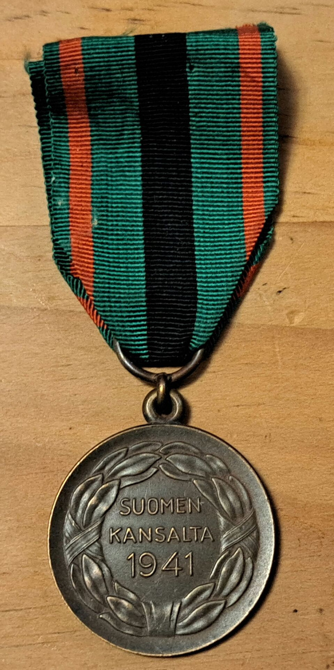 SUOMALAINEN MITALI MINULLE TUNTEMATON