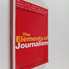 Bill Kovach : The elements of journalism - pikkukuva 1