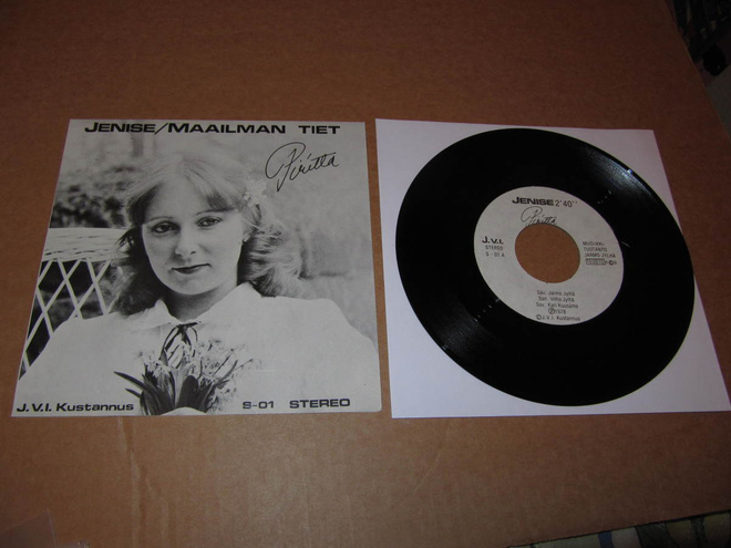 Piritta 7" Jenise / Maailman Tiet, PS v.1978 MINT- !