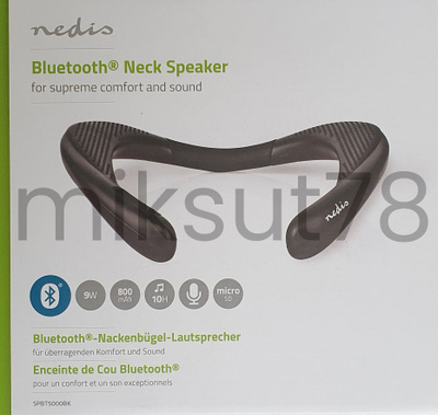 Nedis Bluetooth Neck Speaker 10h 6W stereo AVAAMATON