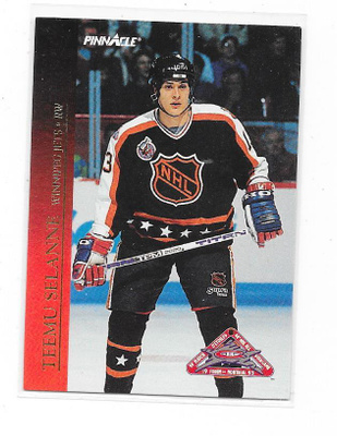 1993-94 Pinnacle All-Stars #32 Teemu Selänne , Winnipeg Jets
