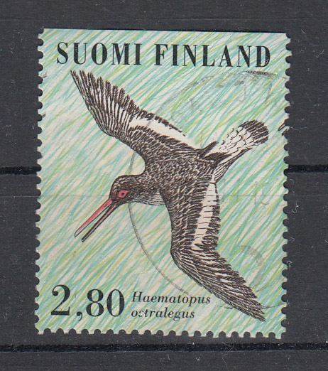 1996 Kahlaajalintu pyöröleimattu