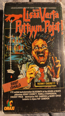 Lisää verta pyttyyn, pojat! VHS (Omaxi 1985)