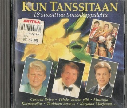 KUN TANSSITAAN 18 SUOSITTUA TANSSIKAPPALETTA