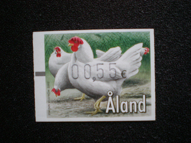 Vuoden 2002 FRAMA-merkki Å14 Kanat 0,55 € **