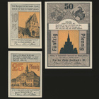 Saksa Notgeld 10, 25, 50 Pfg, Friedland 1922 - pikkukuva 2