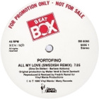 PORTOFINO :: ALL MY LOVE :: VINYYLI MAXI 12" PROMO 1986 - pikkukuva 2