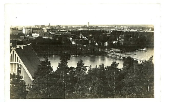 Vanha postikortti Viipuri 1920-30 lukua
