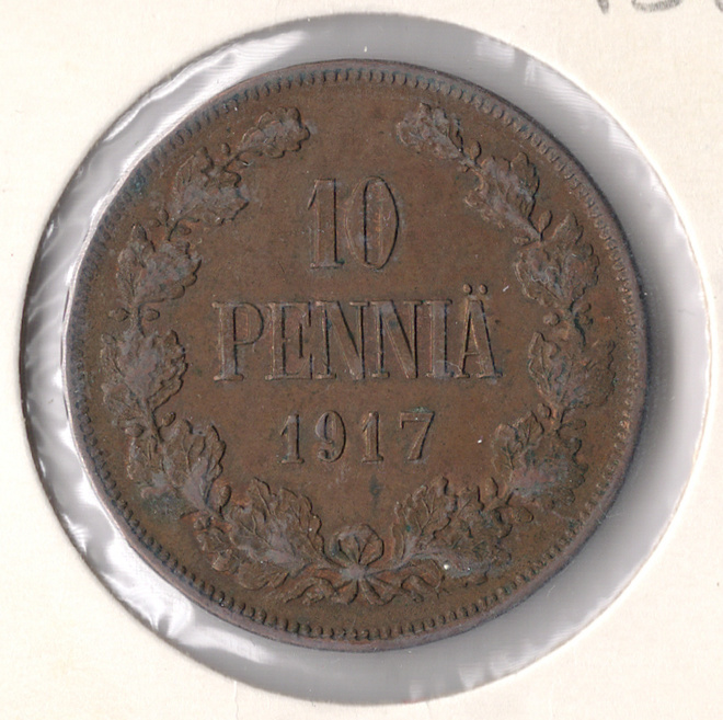 10 PENNIÄ 1917 II (kl 7-8, hieno!)