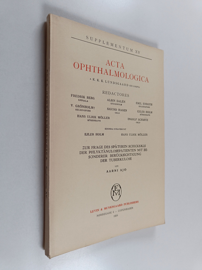 Aarni Ajo : Acta ophthalmologica