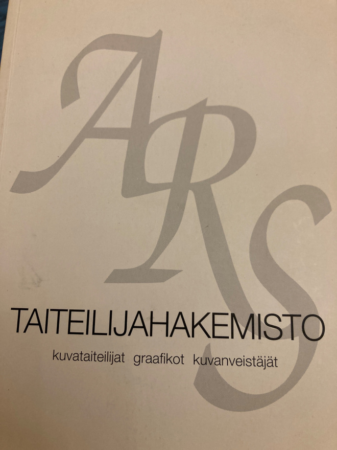 ARS TAITEILIJAHAKEMISTO kuvataiteilijat, graafikot, kuvanvei