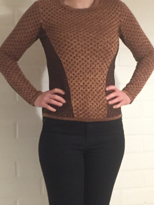 Uusi ruskea kimalle Rag & bone neule koko XS