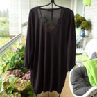 Käyttämätön Selected/Femme, musta halattipaita, L/XL - pikkukuva 2
