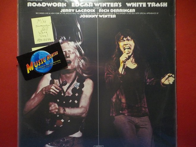 EDGAR WINTER'S WHITE TRASH - ROAD WORK - WHITE VINYL M/M 2LP