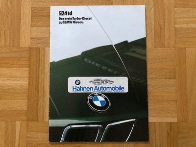 Esite BMW E28 5-sarja 524td, 1985