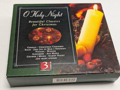O Holy Night (3CD) MINT!! Beautiful Classics For Christmas